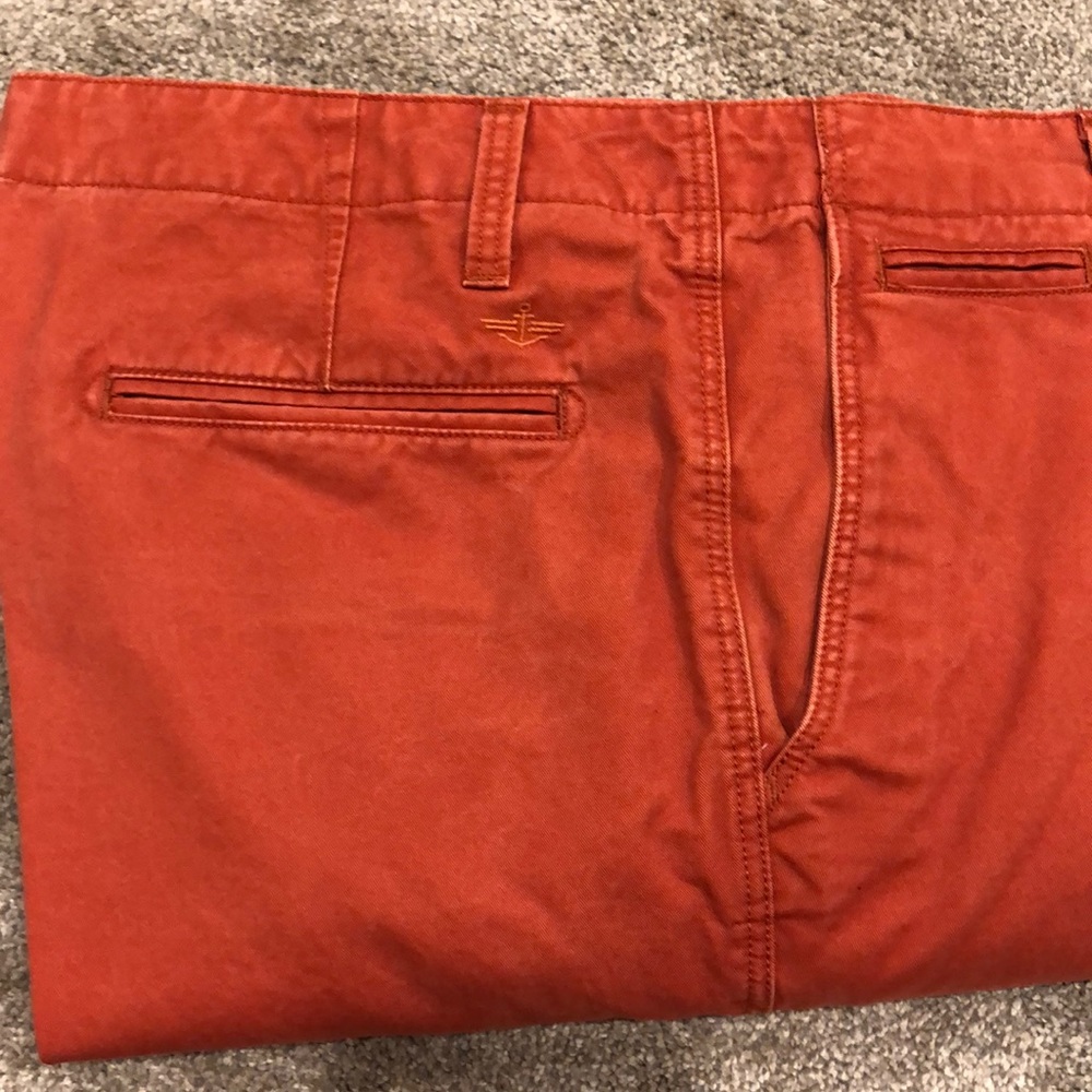Dockers burnt orange chino pants